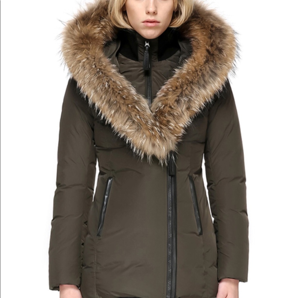 Mackage Adali Winter Down Coat with Fur Trim